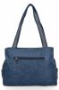 Torebka Damska Shopper Bag 2 Komory firmy Hernan 3892-1 Granatowa/Morska